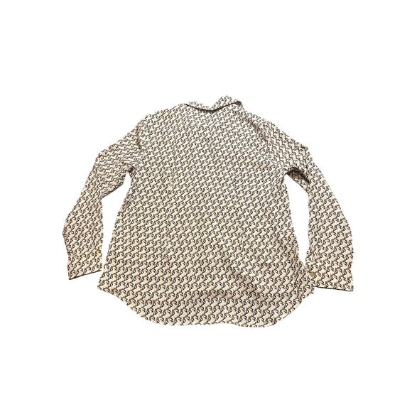 The Shirt by Rochelle Behrens LARGE unicorn print flowy button down boho womens - Picture 5 of 9